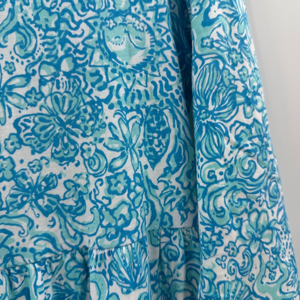 Lilly Pulitzer‎ Geanna Swing Dress Resort White Took Me By Sunrise Size Small - Picture 6 of 9